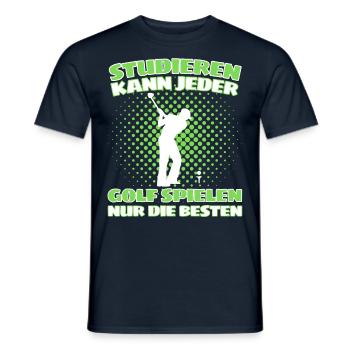 Lustiger Golf Spruch für Golfspieler und Golfer - Männer T-Shirt - Navy - Vorne - AI Model Male 178 light (178cm)
