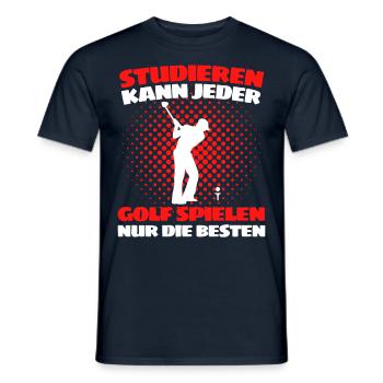 Lustiger Golf Spruch für Golfspieler und Golfer - Männer T-Shirt - Navy - Vorne - AI Model Male 178 light (178cm)