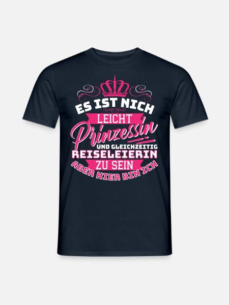 Princess & Tour Guide - Men's T-Shirt - navy