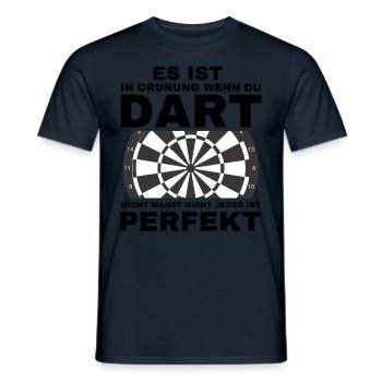 Ce n’est pas OK si vous n’aimez pas les fléchettes, ne le faites pas - T-shirt homme - marine - Devant - AI Model Male 178 light (178cm)