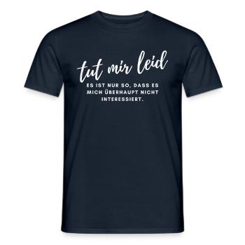 Sorry, it's just that it made me - Men's T-Shirt - navy - Front - AI Model Male 178 light (178cm)