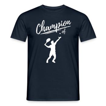 Champion De Tennis Passionné - T-shirt homme - marine - Devant - AI Model Male 178 light (178cm)