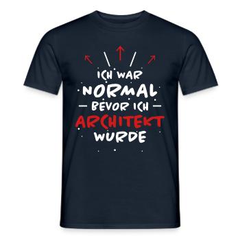 Architekt Spruch Architektur Architekt Geschenk - Männer T-Shirt - Navy - Vorne - AI Model Male 178 light (178cm)