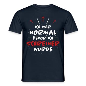 Schreiner Spruch Beruf Lustiges Schreiner Geschenk - Männer T-Shirt - Navy - Vorne - AI Model Male 178 light (178cm)