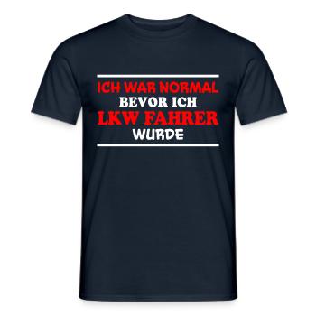 LKW Fahrer Spruch Job Lustiges LKW Fahrer Geschenk - Männer T-Shirt - Navy - Vorne - AI Model Male 178 light (178cm)