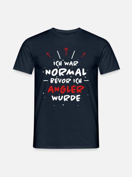 Angler Spruch Fische Angeln Meer Angler Geschenk - Männer T-Shirt - Navy