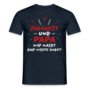 Zahnarzt Spruch Beruf Lustiges Zahnarzt Geschenk - Männer T-Shirt - Navy - Vorne - AI Model Male 178 light (178cm)