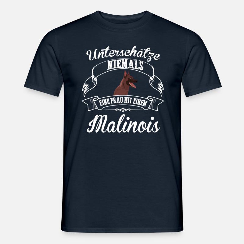 Malinois - Männer T-Shirt - Navy