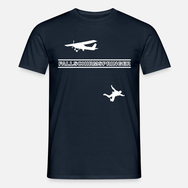 Fallschirmspringer Geschenk Skydive Fallschirm - Männer T-Shirt - Navy