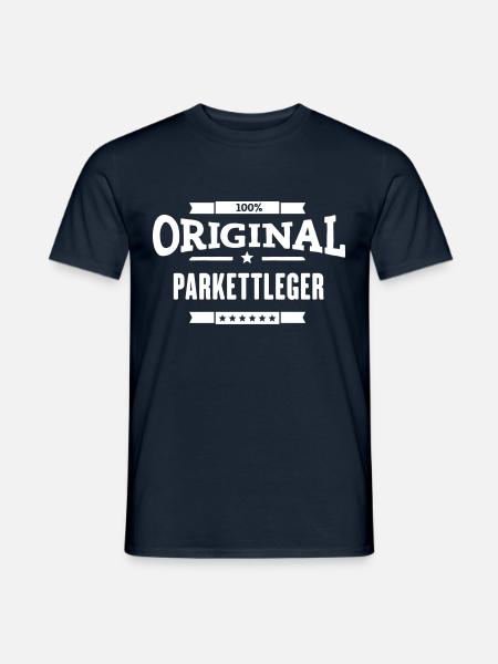 100% Parkettleger - Männer T-Shirt - Navy