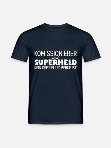 Picker Superhero - Men's T-Shirt - navy