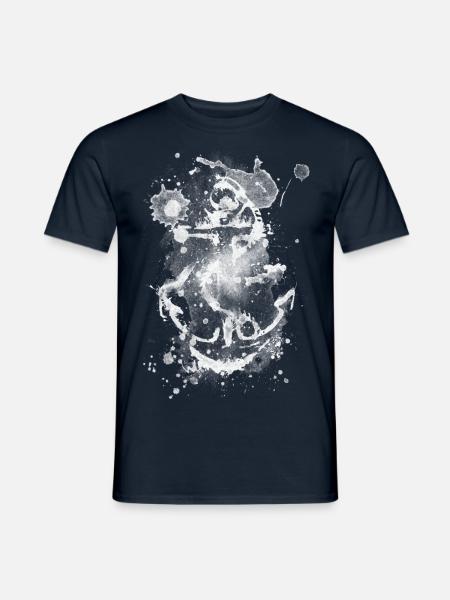 Anker Tinte - Männer T-Shirt - Navy