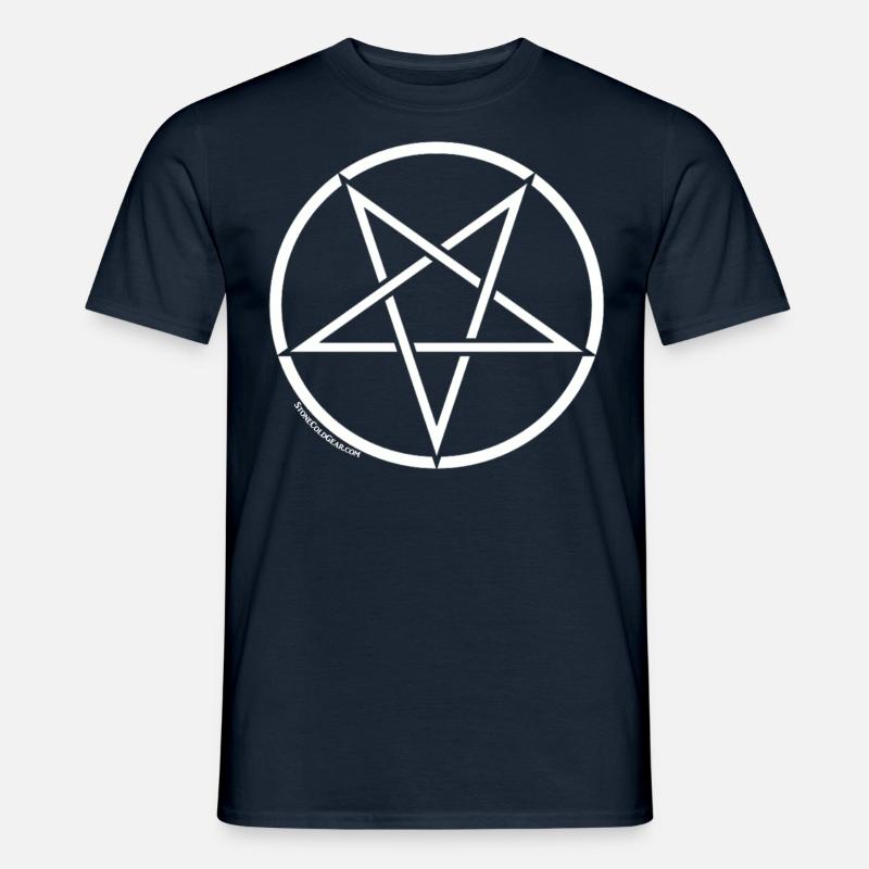 pentagramm - Männer T-Shirt - Navy