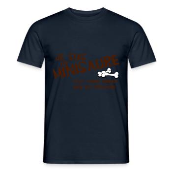 Je suis un minisaure - Men's T-Shirt - navy - Front - AI Model Male 178 light (178cm)