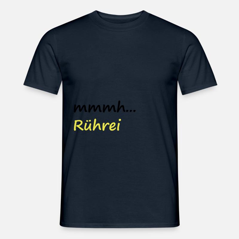 mmmh Rührei - Männer T-Shirt - Navy