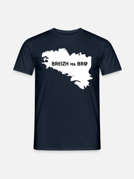 BREIZH MA BRO - Men's T-Shirt - navy