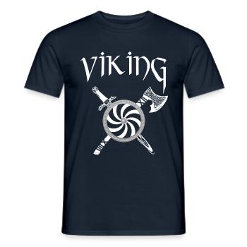 Vikings Viking - T-shirt homme - marine - Devant - AI Model Male 178 light (178cm)