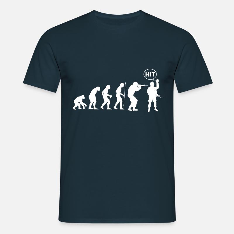 Airsoft Evolution - Men's T-Shirt - navy