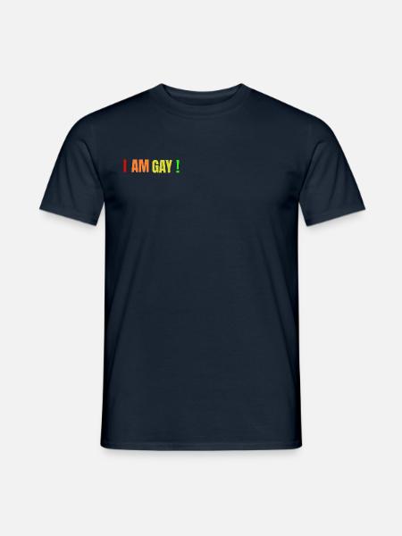 JE SUIS GAY! - T-shirt homme - marine