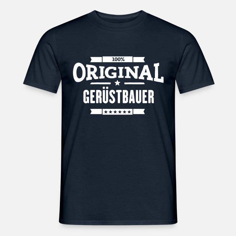 100% Gerüstbauer - Männer T-Shirt - Navy