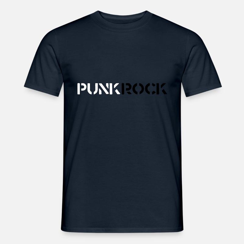 Punk Rock - Männer T-Shirt - Navy