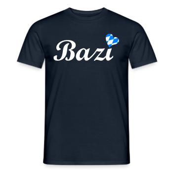 Le dialecte BAZI de Bavière est idéal pour l' - T-shirt homme - marine - Devant - AI Model Male 178 light (178cm)
