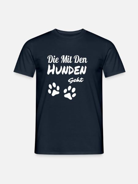 Hund,Geschenkidee,Geschenkidee - Männer T-Shirt - Navy