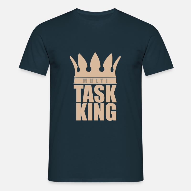 Multitasking - Männer T-Shirt - Navy