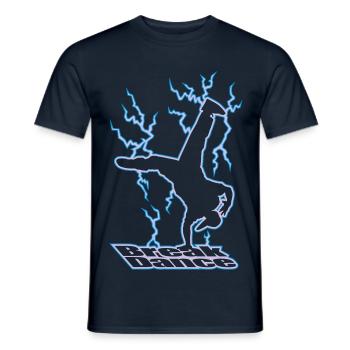Electric breakdance - Männer T-Shirt - Navy - Vorne - AI Model Male 178 light (178cm)