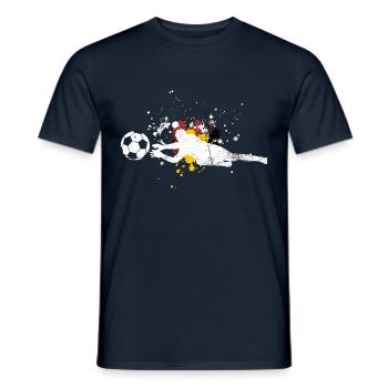 goalkeeper - Men's T-Shirt - navy - Front - AI Model Male 178 light (178cm)
