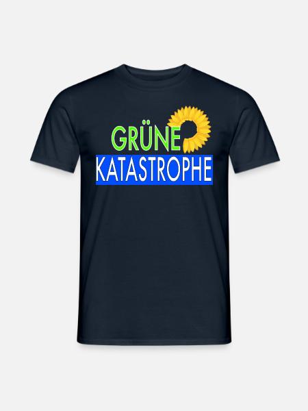 Grüne Katastrophe - Männer T-Shirt - Navy
