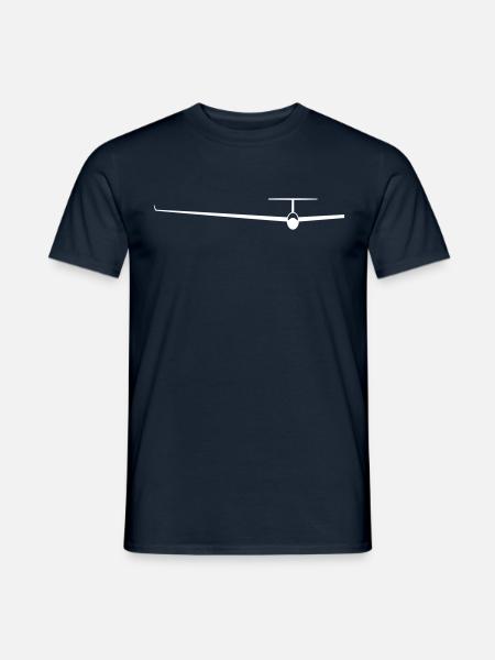Segelflieger Geschenk - Männer T-Shirt - Navy