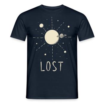 Lost - Männer T-Shirt - Navy - Vorne - AI Model Male 178 light (178cm)