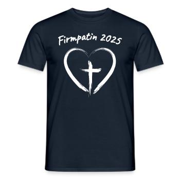 Firmpatin Firmung 2025 Patentante Godi Firmgodi - Männer T-Shirt - Navy - Vorne - AI Model Male 178 light (178cm)