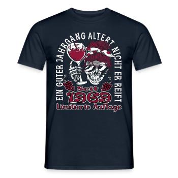54. Geburtstag 1969 54er Guter Jahrgang - Männer T-Shirt - Navy - Vorne - AI Model Male 178 light (178cm)