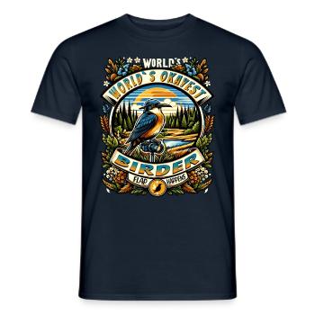 Le meilleur ornithologue amateur au monde - T-shirt homme - marine - Devant - AI Model Male 178 light (178cm)