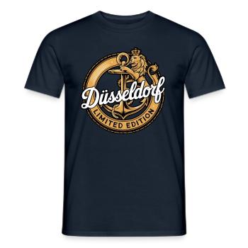 Düsseldorf Limited Edition Lion's Dream Anchor - Men's T-Shirt - navy - Front - AI Model Male 178 light (178cm)