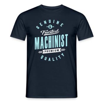 Machiniste Premium - T-shirt homme - marine - Devant - AI Model Male 178 light (178cm)