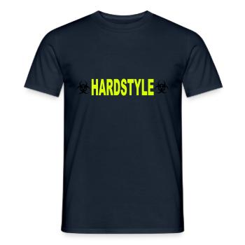 Hardstyle - Männer T-Shirt - Navy - Vorne - AI Model Male 178 light (178cm)