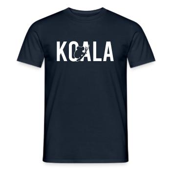 Koala - Männer T-Shirt - Navy - Vorne - AI Model Male 178 light (178cm)
