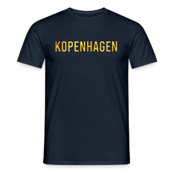Copenaghen - T-shirt uomo - navy - Fronte - AI Model Male 178 light (178cm)