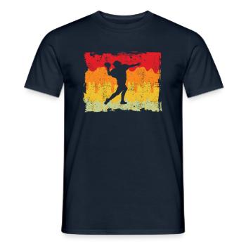 Football Rétro - T-shirt homme - marine - Devant - AI Model Male 178 light (178cm)