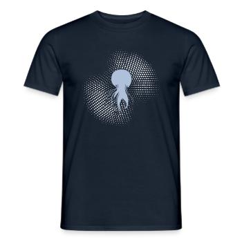 Jellyfish - Men's T-Shirt - navy - Front - AI Model Male 178 light (178cm)