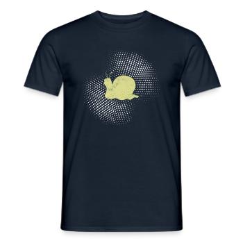 Snail - Men's T-Shirt - navy - Front - AI Model Male 178 light (178cm)