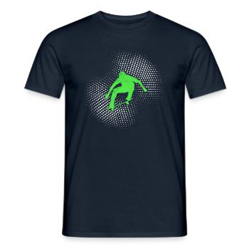 Skateboarding - Männer T-Shirt - Navy - Vorne - AI Model Male 178 light (178cm)