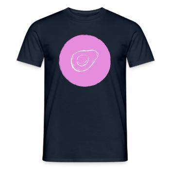 Avocat - T-shirt homme - marine - Devant - AI Model Male 178 light (178cm)