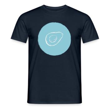 Avocat - T-shirt homme - marine - Devant - AI Model Male 178 light (178cm)