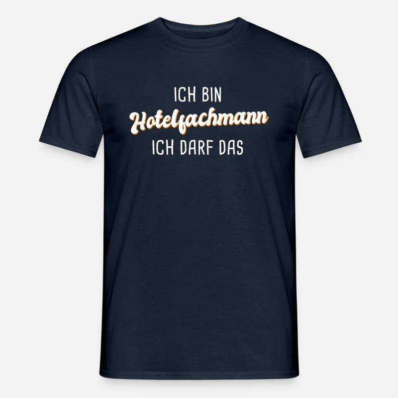 Hotelfachmann - Männer T-Shirt - Navy
