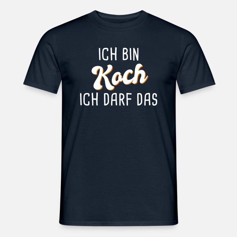 Koch - Männer T-Shirt - Navy