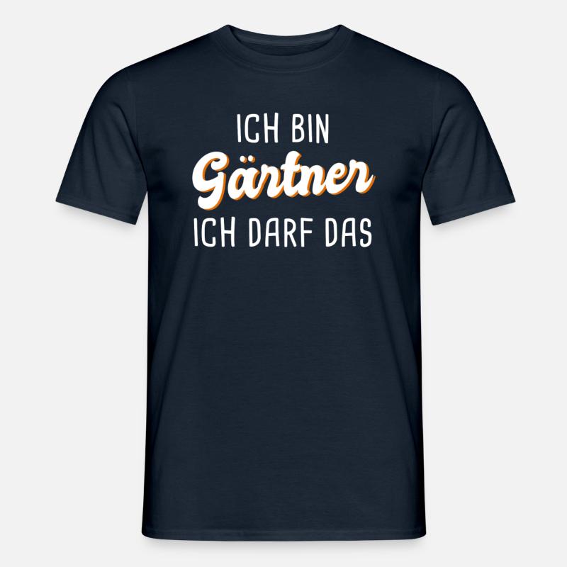 Gärtner - Männer T-Shirt - Navy
